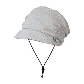 Kiyota KM-1000F (M/55-57cm) Head Guard for Outings (Knit Brim), Gray