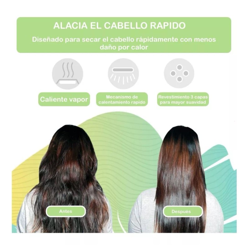Ipidelo Cepillo Secador Aire 4 En 1 Caliente Para Alaciado