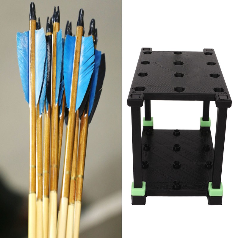 Arrow Separator Stand Arrow Rack PLA Rectangle Shape for Archery