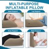 ZYODUOB Inflatable Leg Pillow, Portable Wedge Pillow for Sleeping, Knee