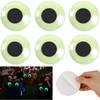 6Pcs 3inch Glow in The Dark Googly Wiggle Eyes, PETKNOWS