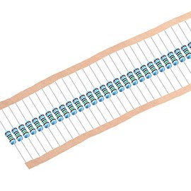 uxcell 5 Color Band Metal Film Resistor 0.5W 150 Ohm Tolerance 1% Single Fixed Resistor Pack of 50