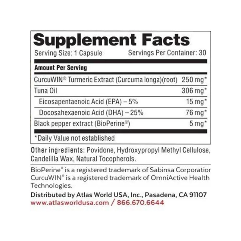 Vitality Rescue Omega Dha Epa Cúrcuma Cápsulas