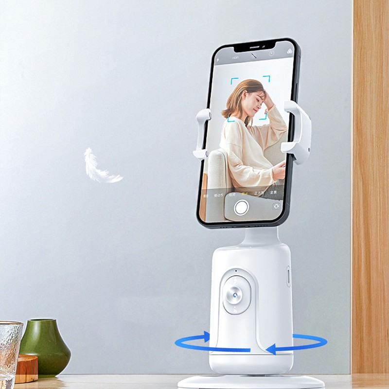 Auto Face Tracking Phone Holder 360 Degree Rotation Phone Mount