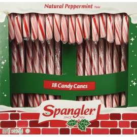 Spangler Candy, Peppermint R&W, 18 ct