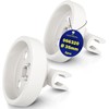 Pack of 2 Dishwasher Basket Wheels for Bosch 066320 Diameter
