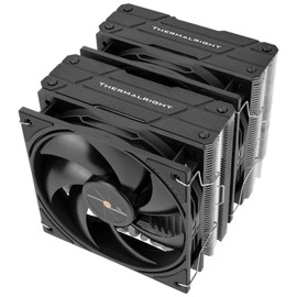 Thermalright Peerless Assassin 120 Black V3 CPU Air Cooler, 6 Heat Pipes Heatsink Cooler with Dual TL-P12 PWM Fans, Top Cover Design, for AM4/AM5,Intel LGA1851/1700/115X/1200/2011