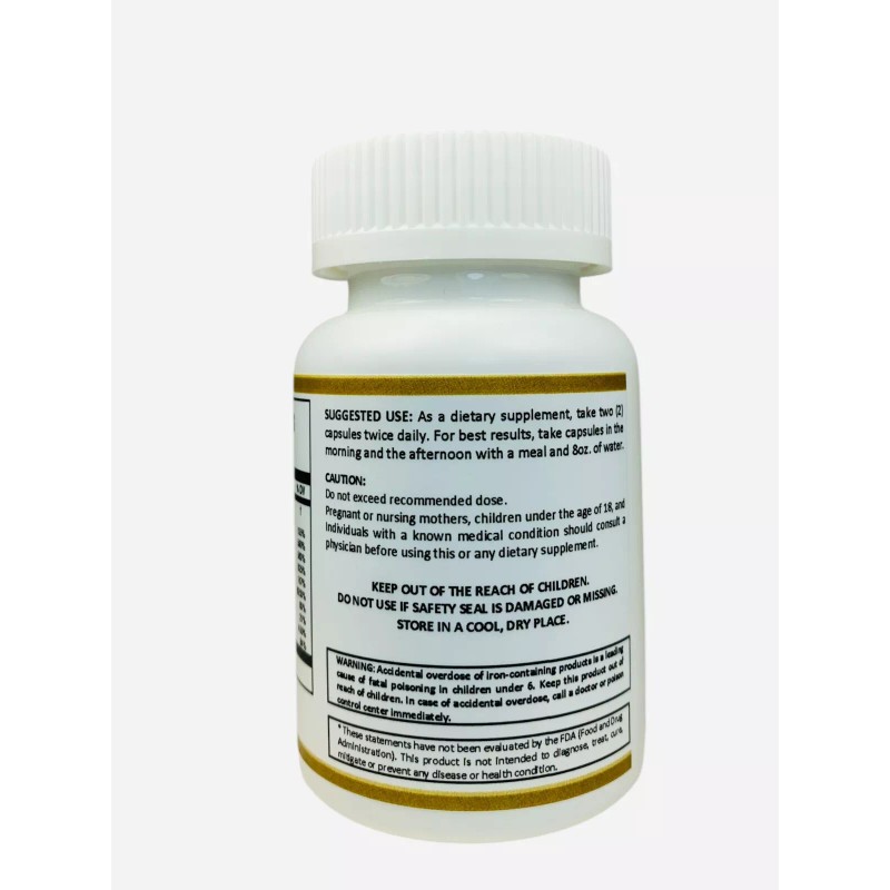 Vitamins Platelet Support with Papaya Leaf, Iron & Vitamins B12