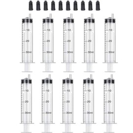 30ml Syringe-s with Caps (Pack of 10) for Industrial & Scientific