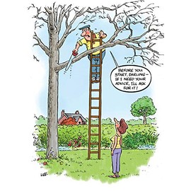 Country Card Humour Happy Birthday - Gardening Advice!