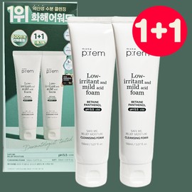 MakePrem 1+1 MakePrem Safe Me Relief Moisture Cleansing Foam 150g / 1+1 메이크프렘 세이프 미 릴리프 모이스처 클렌징 폼 150g