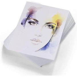 Renewal Artistic Bliss Watercolor Paper - Bulk Pack of 25 Sheets (8.5x11 inches, 180gsm)
