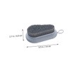 Gatuida 2Pcs Soft Bristle Fingernail Cleaning Brush Set Reusable Nail