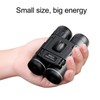 40x22 HD Powerful Binoculars Mini Folding Lightweight Pocket Binoculars for