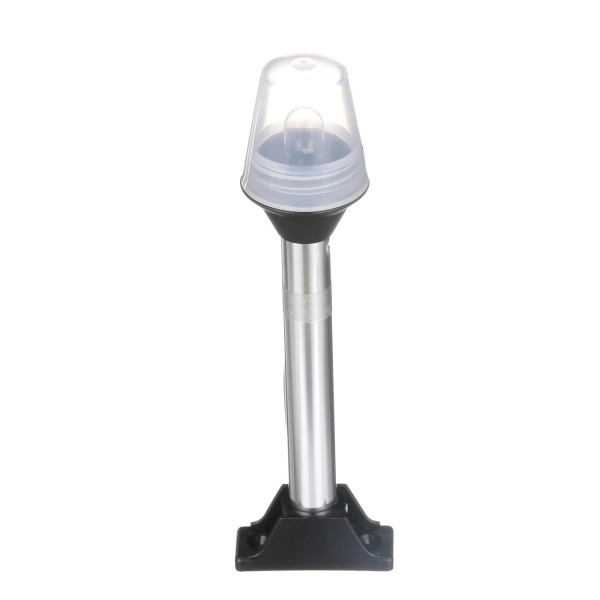 Attwood 5122-08-7 All-Round Fixed Base Navigation Light, Black Base, 8-Inch