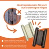Swinging Cafe Doors - 6" Double Action Hinge – Heavy