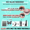 AILAISHI No Glue Needed Lashes, Self Adhesive Eyelashes, DIY Lash