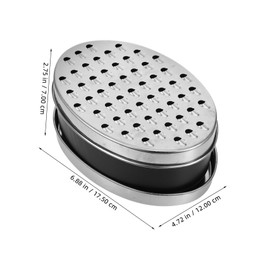 Ciieeo 3-Piece Cheese Grater Set with Container Dual-Sided Stainless Steel Vegetable Shredder for Carrots Potatoes and Cucumbers Kitchen Essential for Food Preparation