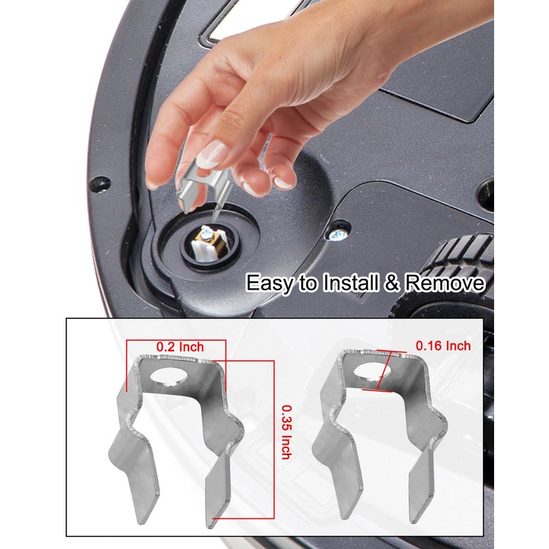 JUFZQO Metal Mount Clips Fit for Shark IQ and AI