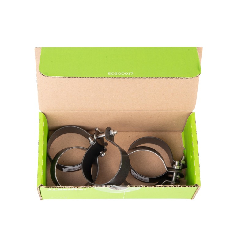 GAH-Alberts 655204 Brace Clamp - Plastic-Coated - Green, 655310