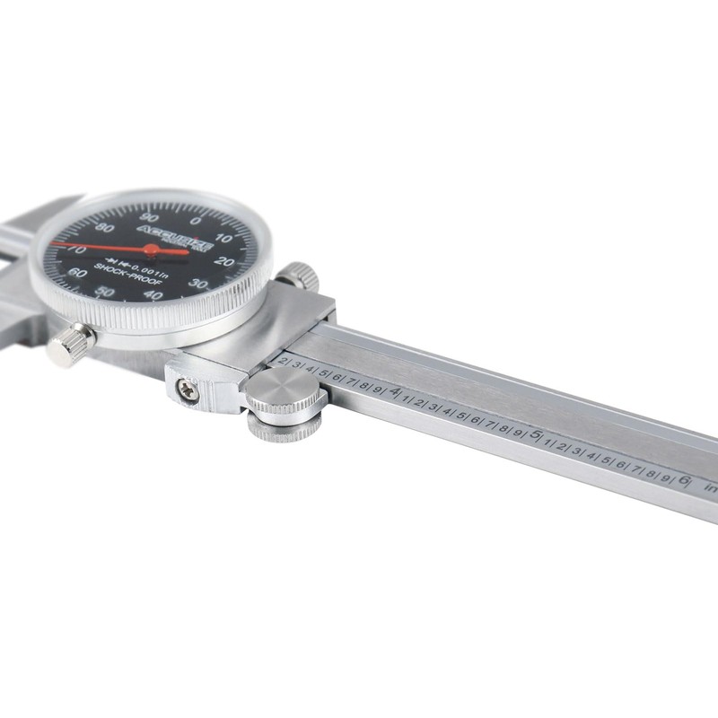Accusize Industrial Tools 0-6" x 0.001" (Range x Resolution) Dial