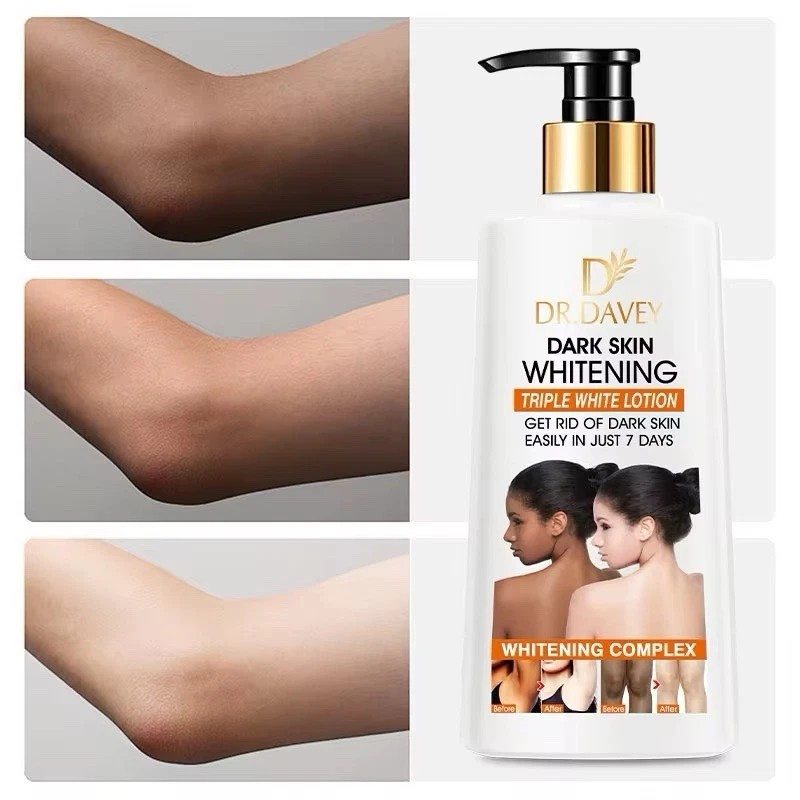 DR DAVEY Dark Skin Tripple Whitening Face Body Lotion 500ml