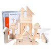 Large Wooden Building Blocks Set - Educational Preschool Learning Toys