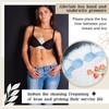Boyiee 4 Pcs Reusable Cotton Bra Liners Under Bra Liners