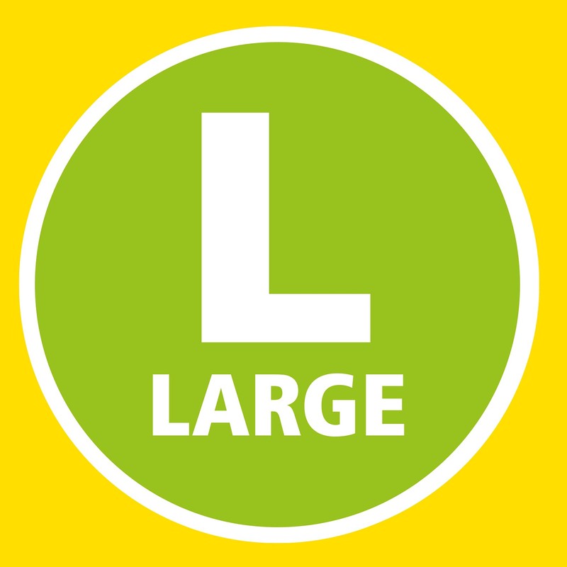 Duzzit Gloves, Latex, Yellow, L (Pack Of 2)