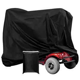 Heavy Duty Large Mobility Scooter Covers, 190x117x71cm Anti Dust Waterproof 190D Oxford Scooter Cover for Motorbike Scooter Indoor Outdoor Protection