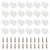 UFURMATE Glass Panel Clip, 24 Pack Round Glass Retainer Clips