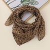 Eohak Women-Leopard-Print-Scarf Lightweight Chiffon Square Scarfs for Spring Summer Season