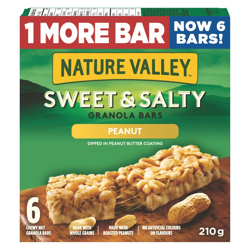 Nature Valley Sweet & Salty Nut Granola Bars, Peanut -