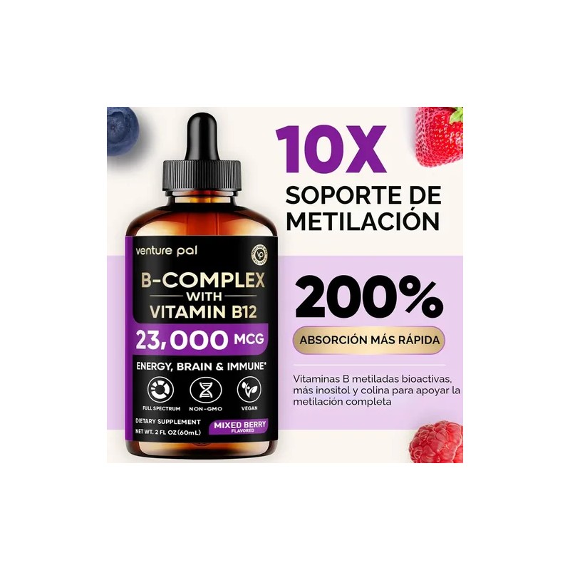 Venture Pal Complejo B Liquido B12 Liquido Hecho En Usa