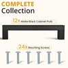 MEGA HANDLES 12 Pack I Cabinet Pulls 5.5 Inch, Stainless