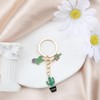 Unique Stainless Steel Cartoon Cactus Keychain, Adorable Bag Charm and