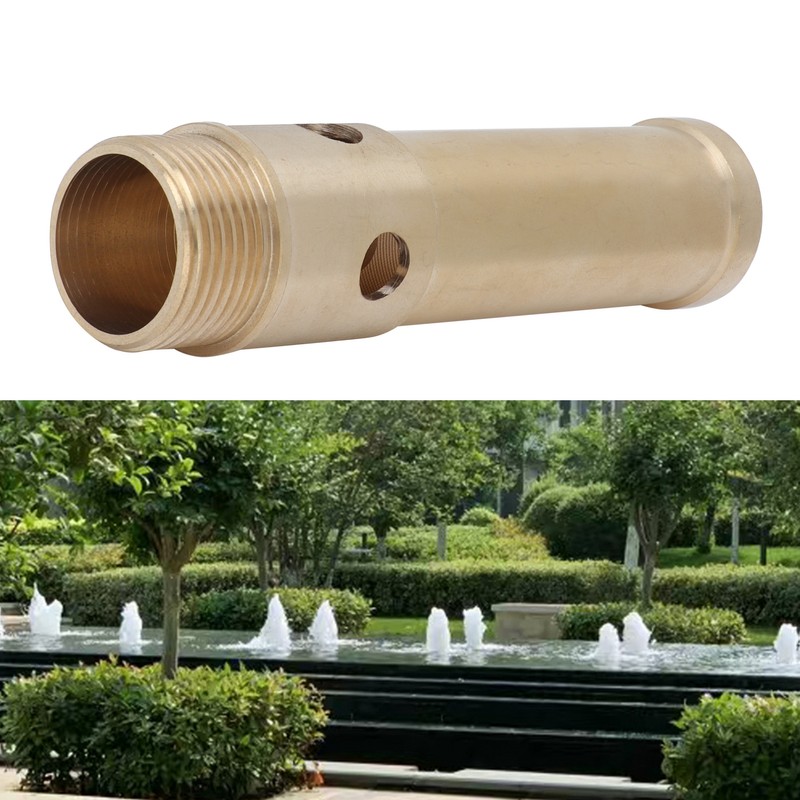Bubbling Fountain Nozzle Brass Foam Pond Sprinkler for Garden Parks