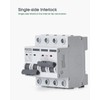 Chtaixi Manual Transfer Switch, 63 Amp 120V/240V AC Dual 2-Pole