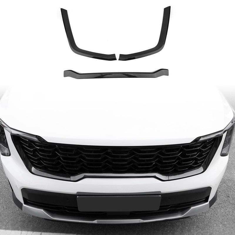 YOUTOOCAR 3PCS Front Grille Covers Trim Compatible with Kia Sorento