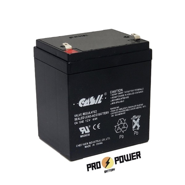 Casil 12V 4Ah Replacement Battery Compatible with Razor E100 E125 E150 E175
