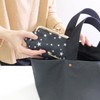 At First Gamaguchi Pouch Etoile Black AF8278