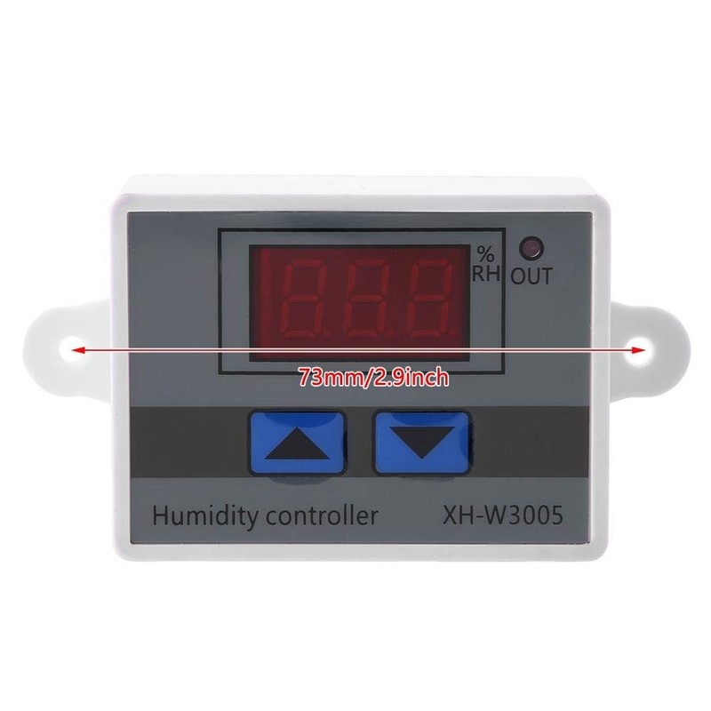 Digital Humidity Controller, XH-W3005 Digital Hygrometer Switch Controller 12V /