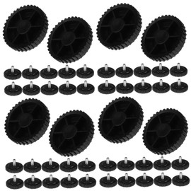 LALAFINA 4sets Slip Furniture Feet Pads Plastic Leveling Pads with Vibration Absorption for Chairs Tables Desks Protect Floor and Enhance Comfort 12pcs*4