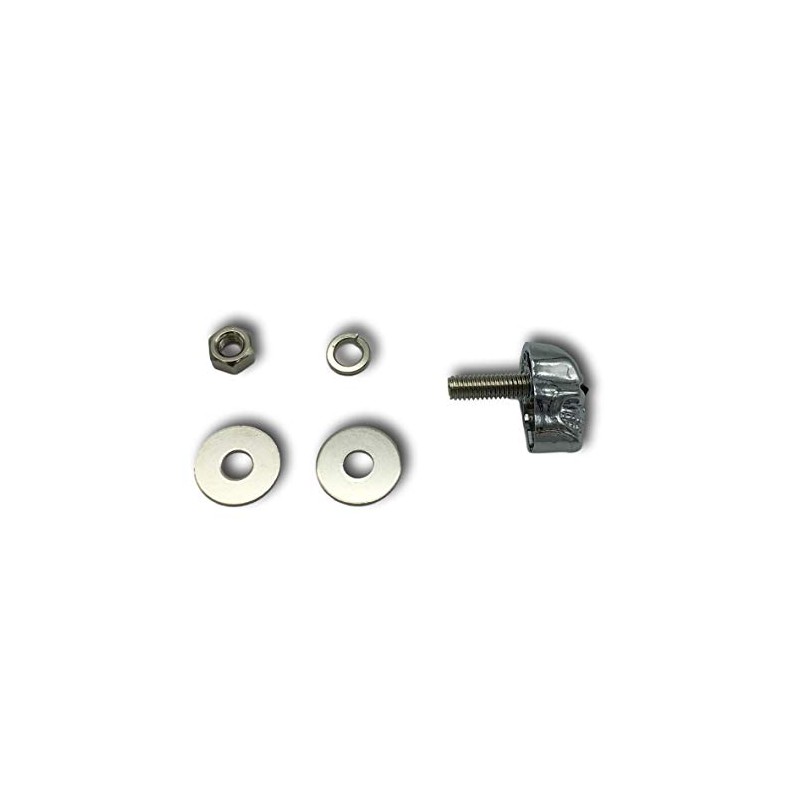 1x Skull Screw Custom with Black Eyes e.g. for Motorcycle