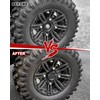 POKIAUTO Wheel Hub Caps for Polaris General 1000/4 1000 2016-2021,