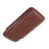 Cigar Holder Case Artificial Leather Portable Durable Elegant 3 Finger