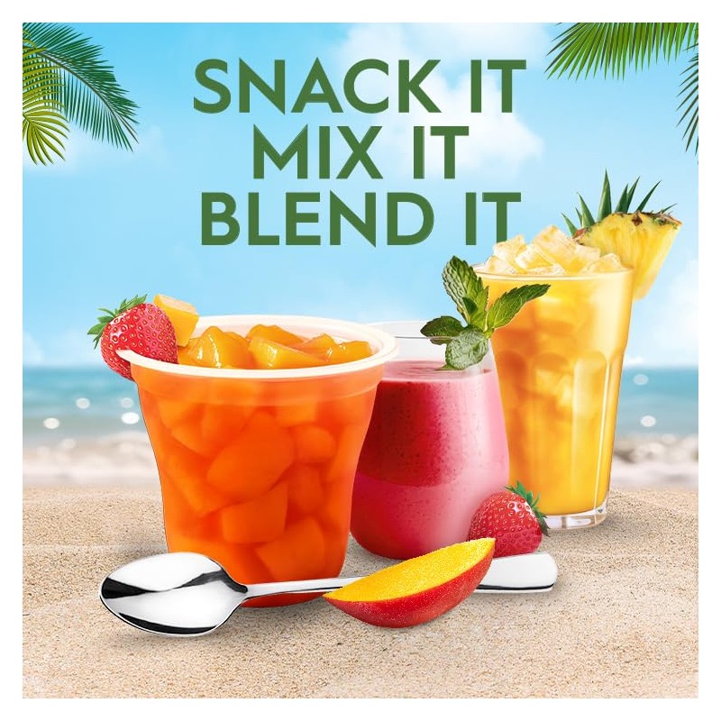 Del Monte Escapes Mango Strawberry - Rita, 7 oz Cups,