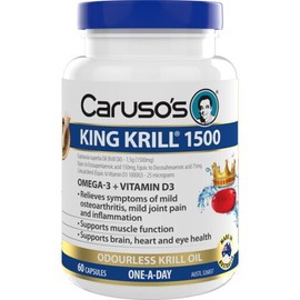 Caruso's Natural Health King Krill 1500mg 60 Capsules