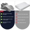 Wedge Intimacy Pillow for Couples Memory Foam Lift Pillow, Grey