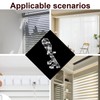 20-Pack Transparent Window Blind Fasteners – Sturdy Hold for Various